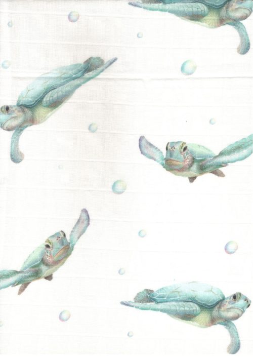 COTTON DOUBLECLOTH TURTLE PRINT (FC313)