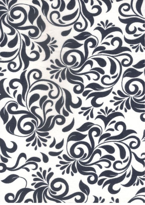 COTTON FLOWER PRINT PEACH FABRIC (FC210)