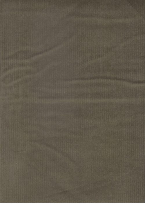 COTTON OLIVE DYED COUDROY FABRIC
