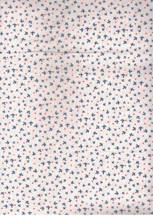COTTON OXFORD SMALL LEAF PRINT (FC 567)