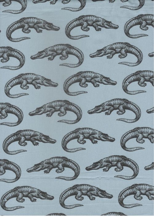 COTTON SATIN CROCODILE PRINT (FC511)