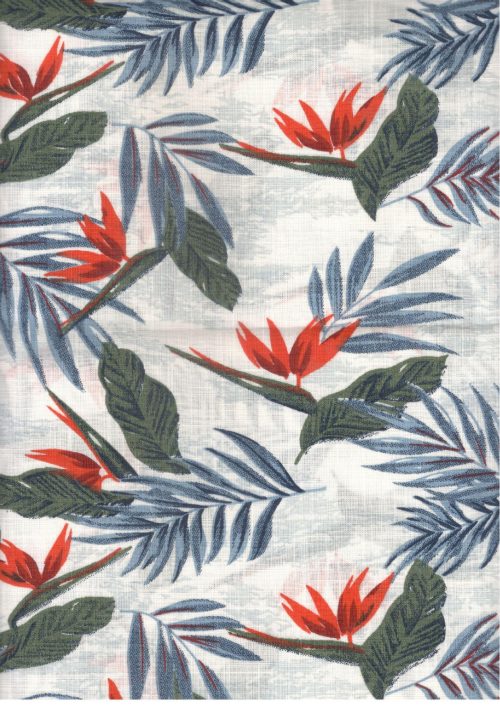 COTTON SLUB FLOWER PRINT (FC 522)