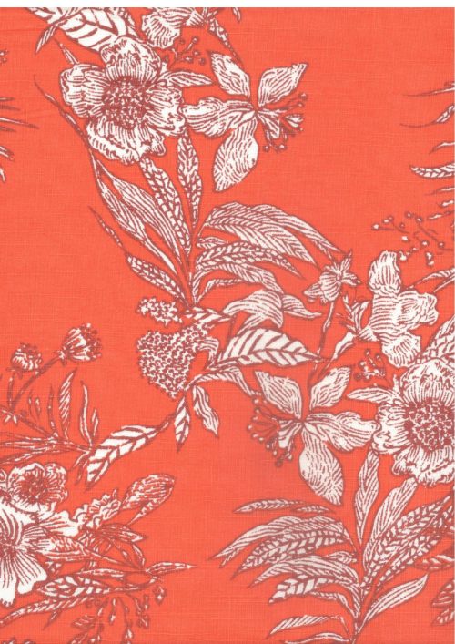 COTTON SLUB FLOWER PRINT (FC563)