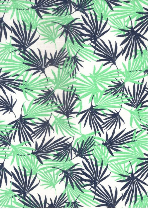 COTTON SLUB LEAF PRINT(FC 527)