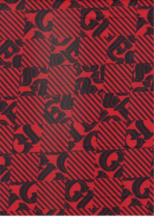 COTTON TWILL LETTER PRINT (FC 540)