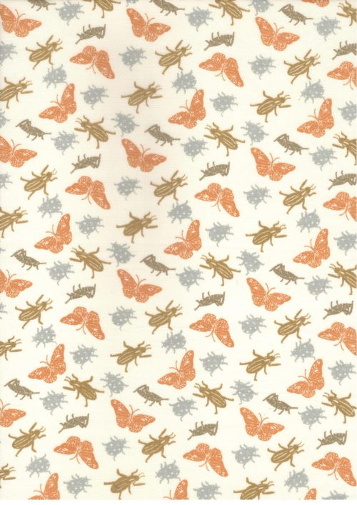 COTTON VOILE BUTTERFLY PRINT (507)