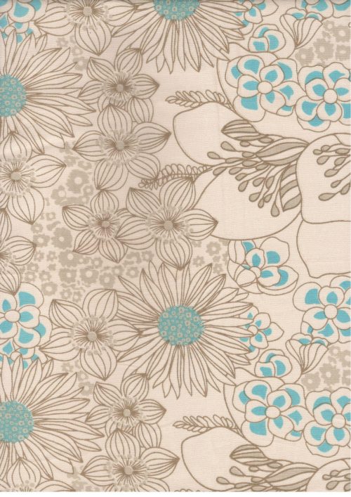 TENCEL TWILL FLOWER PRINT (FC308)