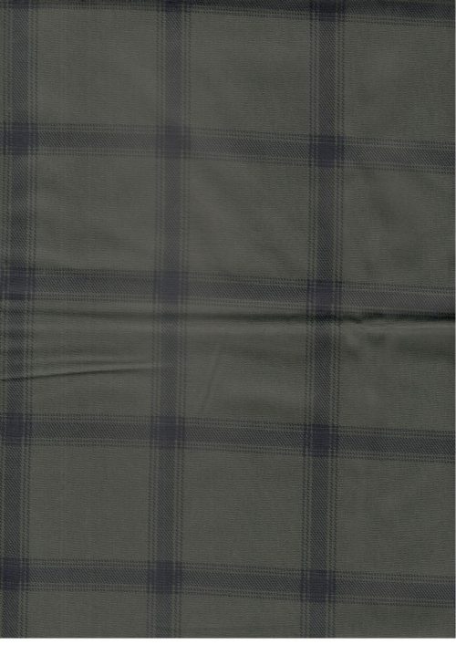 TENCEL TWILL GREY DYED WITH BLACK CHECKS PRINT (FC114)