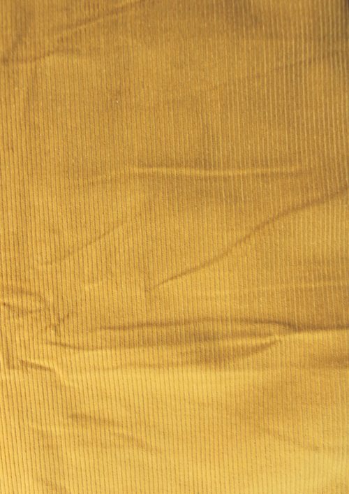 COTTON COUDROY YELLOW  DYED  FABRIC