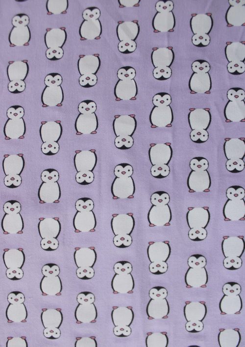 COTTON  TWILL PENGUNIN PRINT FABRIC