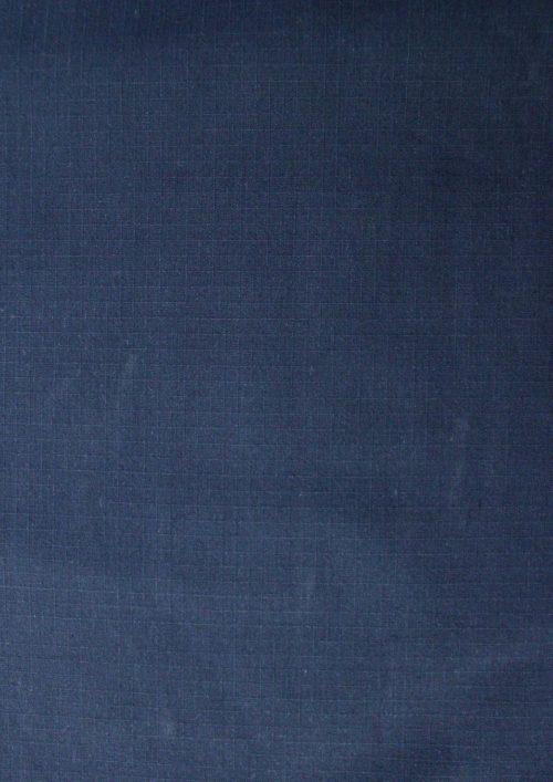 COTTON RIBSTOP NAVY DYED FABRIC