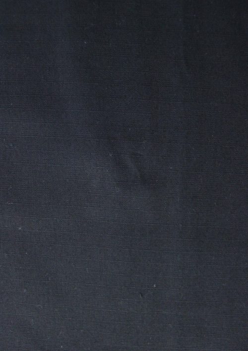 COTTON RIBSTOP BLACK DYED FABRIC