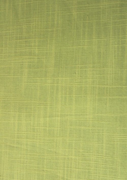 COTTON SLUB YELLOW DYED FABRIC