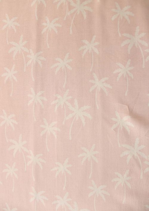 RAYON  TREE PINK  PRINT FABRIC