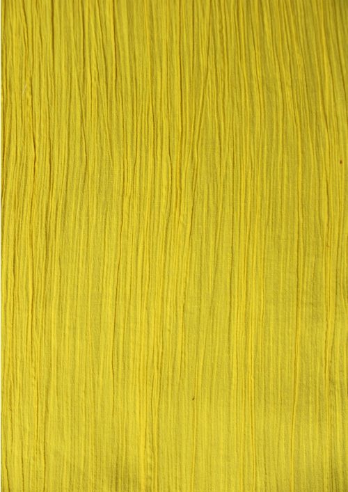 COTTON CREPE YELLOW DYED FABRIC