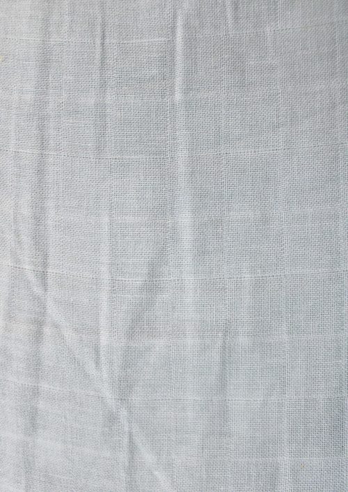 COTTON MUSLIN WHITE FABRIC