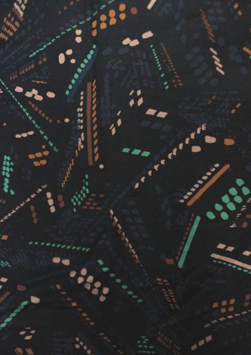 COTTON ECOVERO TWILL  PRINT FABRIC