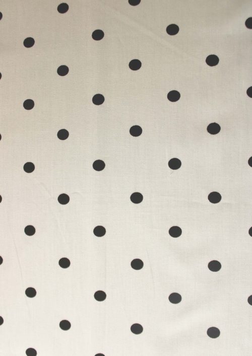 COTTON DOT WHITE   PRINT FABRIC