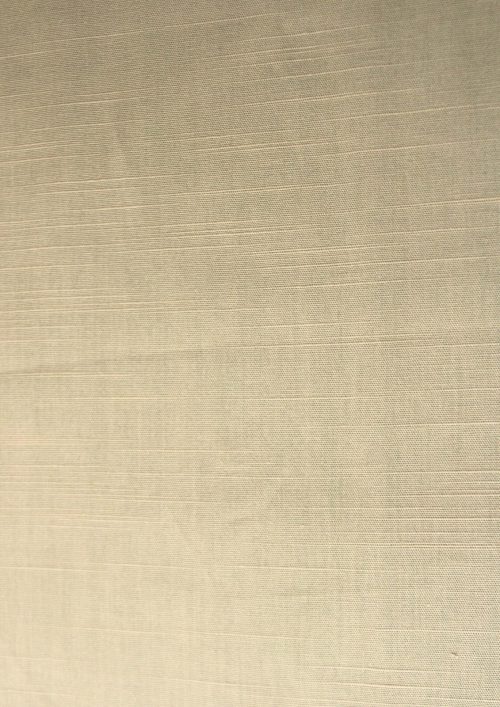 COTTON SLUB CREAM DYED FABRIC