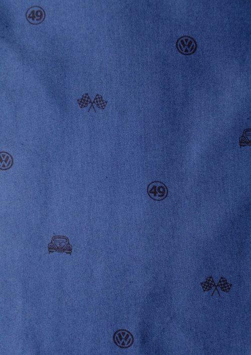 COTTON  BLUE    PRINT FABRIC