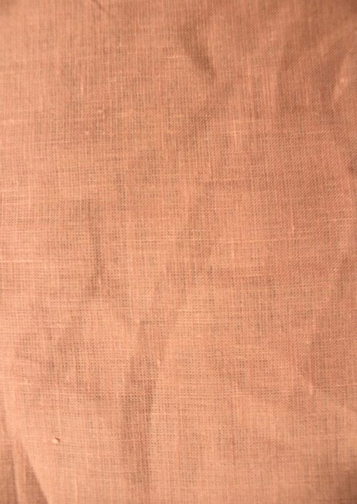 LINEN  BROWN DYED FABRIC