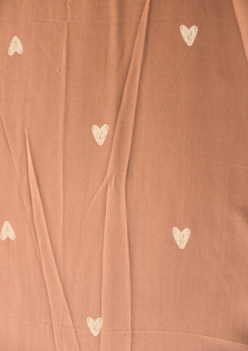 MODAL  HEART   PRINT FABRIC