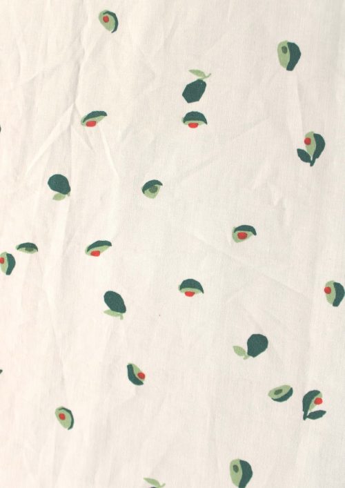COTTON   AVOCADA  PRINT FABRIC