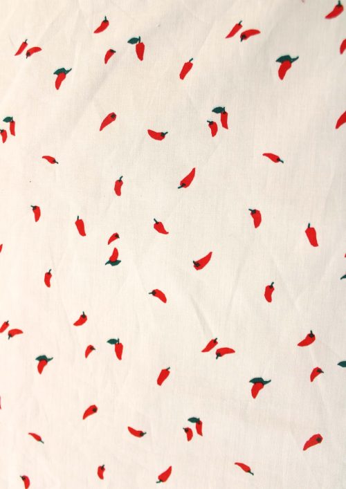 COTTON   CHILLI   PRINT FABRIC