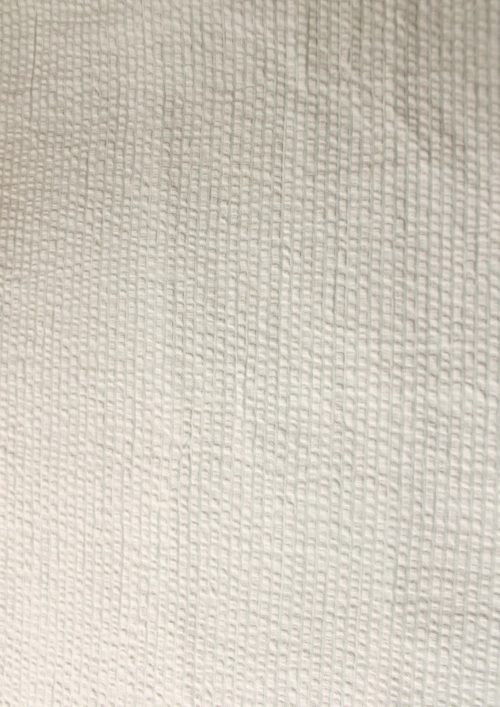 COTTON SEERSUCKER  WHITE  FABRIC