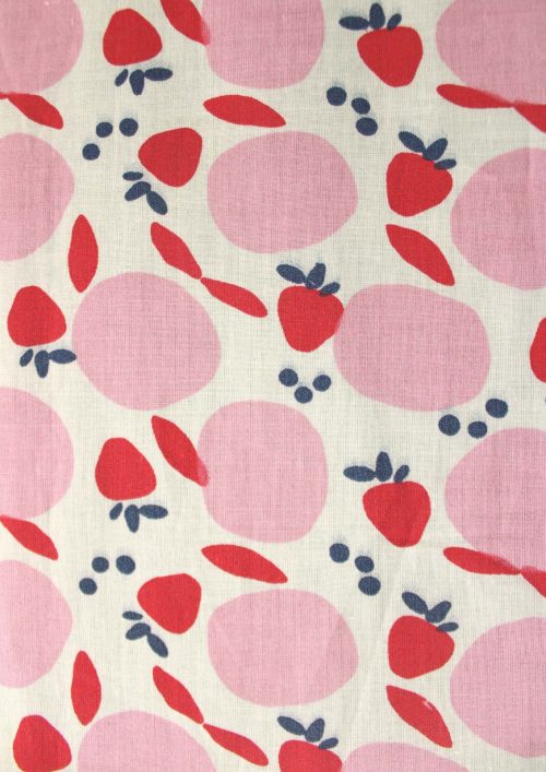 COTTON  FRUIT   PRINT FABRIC