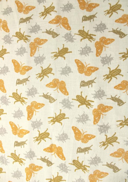 COTTON  INSECT   PRINT FABRIC